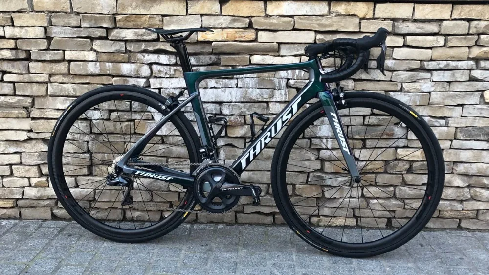 Freno de Doble V para bicicleta de carretera, cuadro de fibra de