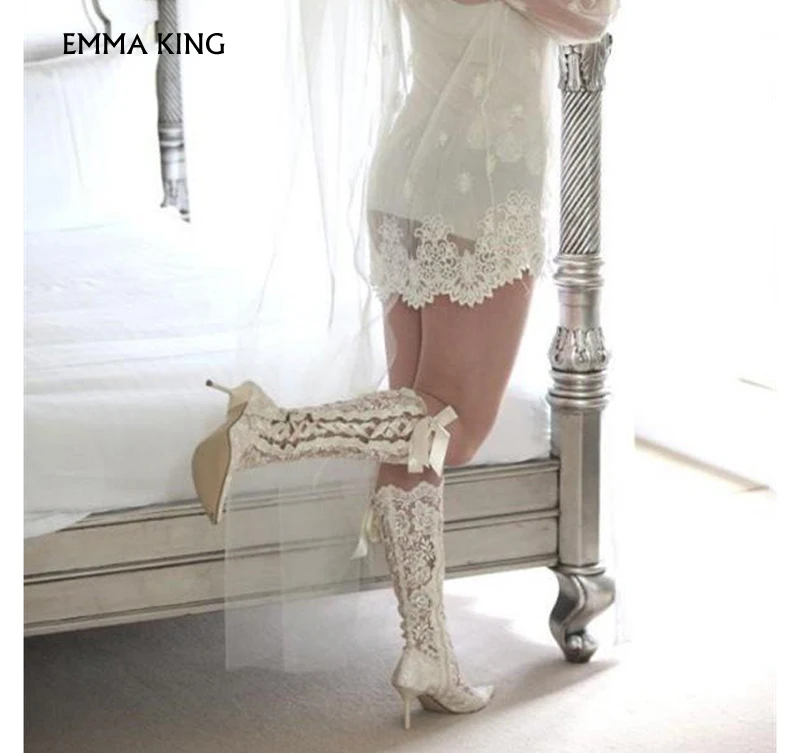 ivory_stiletto_heel_lace_up_wedding_boots 