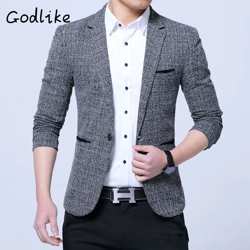 GODLIKE 2018 foreign trade new men's clothing cotton and linen fashion ...