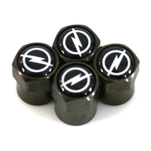 Car-styling Carbon black car Tire Valve Caps case for OPEL Corsa Insignia Astra Antara Meriva Zafira accessories 4pcs/set
