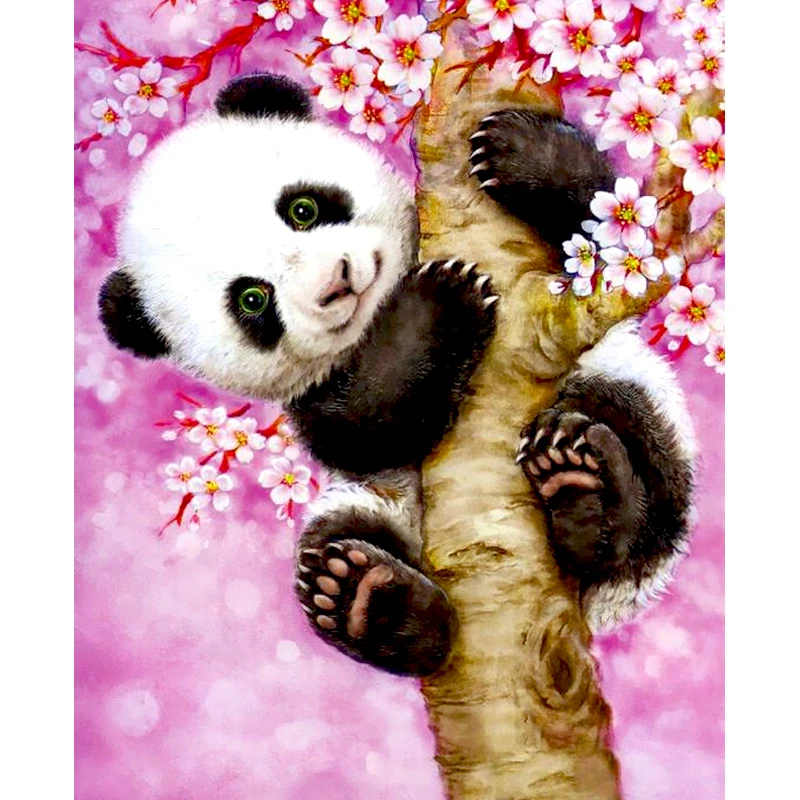

China Lovely Panda Decorating Diamond Painting Plein Diamond Painting Cross Stitch DIY Mosaic Embroidery