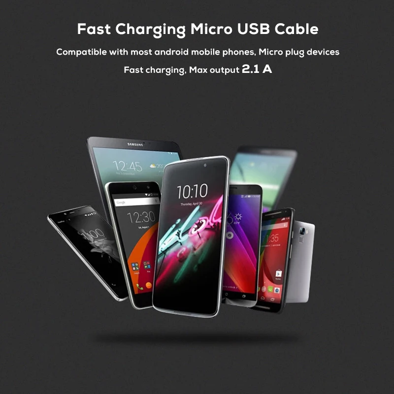 SUPTEC Micro USB кабель 2A Быстрая зарядка данных зарядное устройство кабель для Android samsung S6 S7 Edge Xiaomi huawei MP3 Microusb шнур