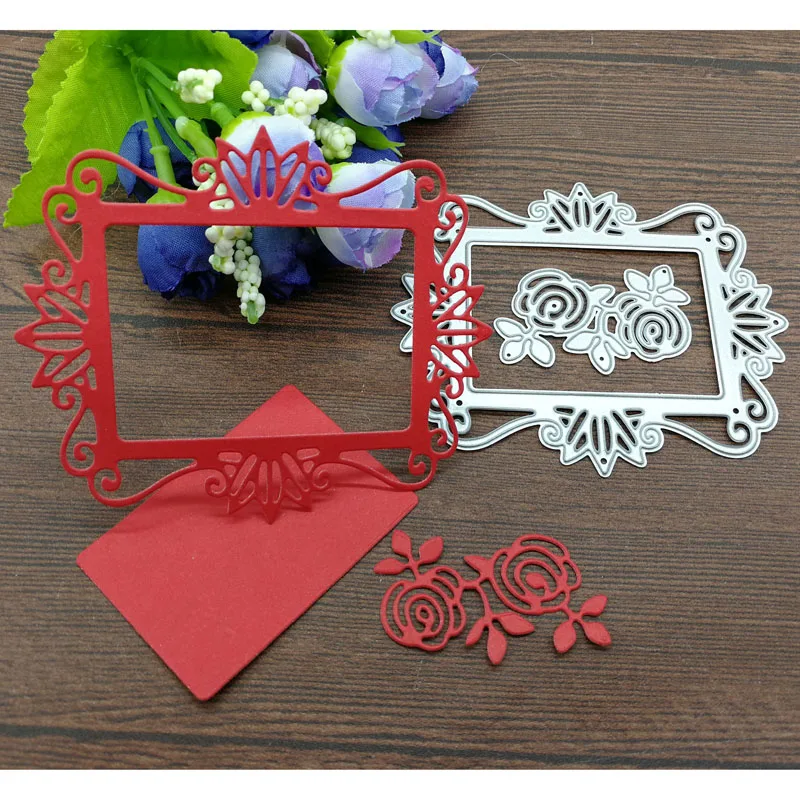 

Lace Flower boxes Metal Cutting Dies Stencil Scrapbooking Photo Album Card Paper Embossing Craft DIY