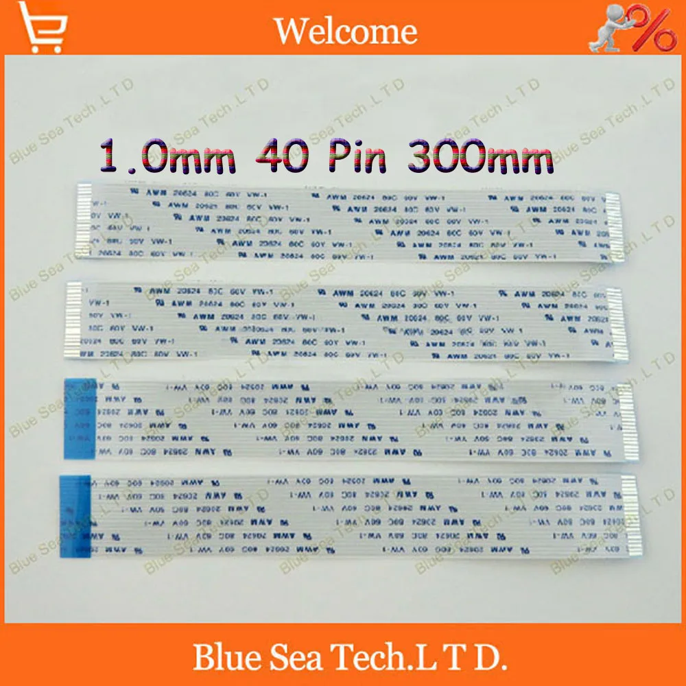 40Pin FFC/FPC Flexible Flat Cable 1.0mm pitch 40 pin 300mm Isotropy A or Anisotropy B cable,AWM 20624.80C 60V VW-1 40Pin FFC/FPC Flexible Flat Cable 1.0mm pitch 40 pin 300mm Isotropy A or Anisotropy B cable,AWM 20624.80C 60V VW-1