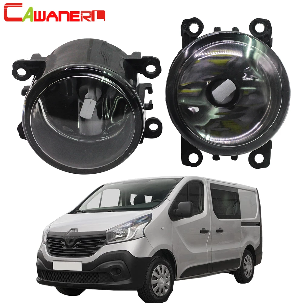 

Cawanerl Car Fog Light Lampshade +H11 LED / Halogen Bulb DRL For Renault Trafic 2.5L L4 Diesel Turbocharged 2003 2004 2005 2006