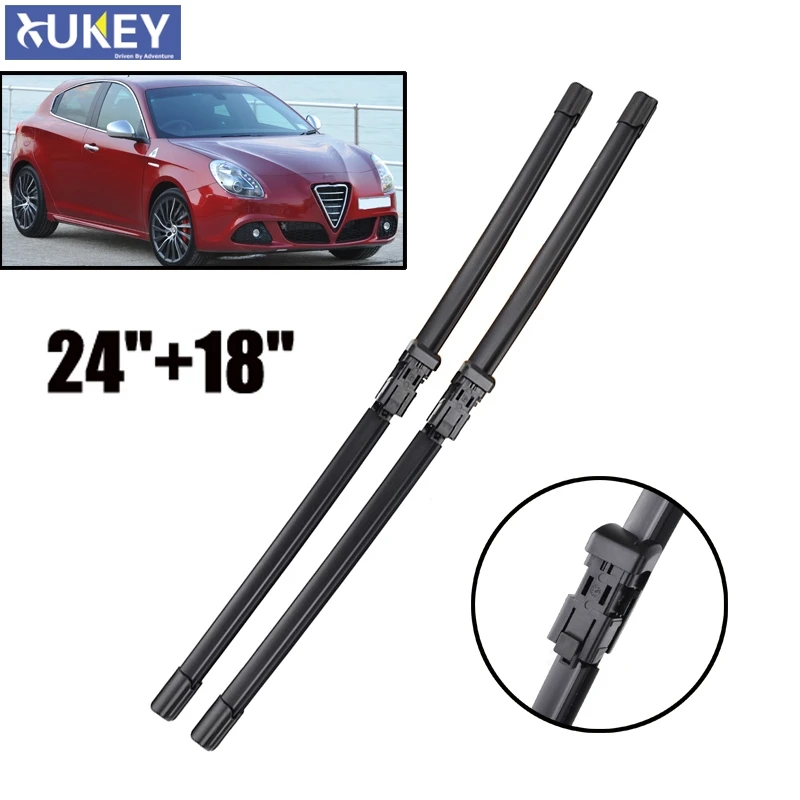 Xukey 2PCS Windscreen Wiper Blades For Alfa Romeo Giulietta Front