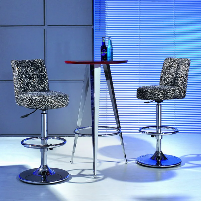 

Cheap Nordic home interior rotating bar stool tall backrest chair lift Continental