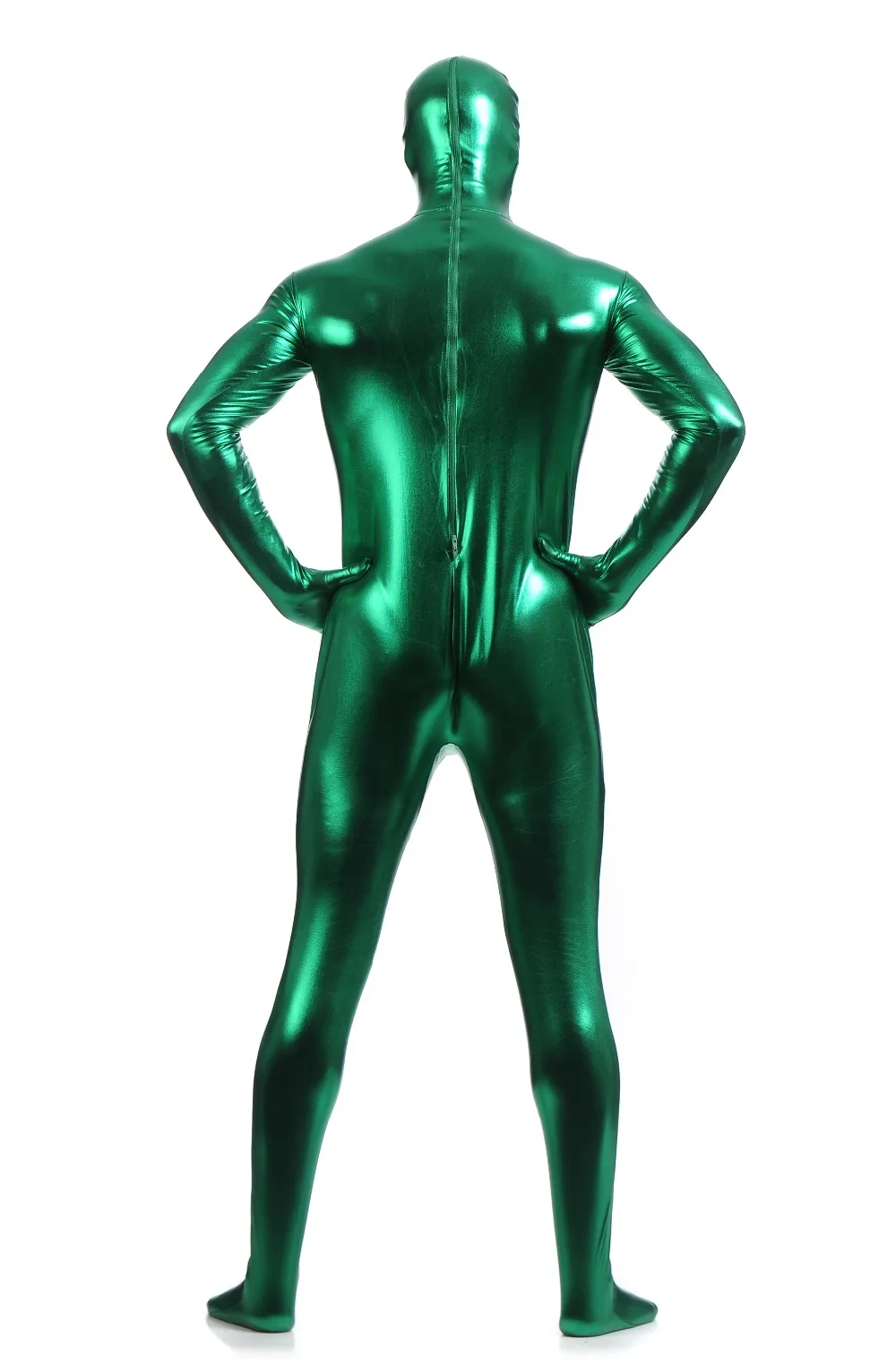 Multi Colors Shiny Fullbody Metallic Men's Tight zentai Bodysuit costume Full Body Shiny Spandex Lycra Spandex Zentai Costume