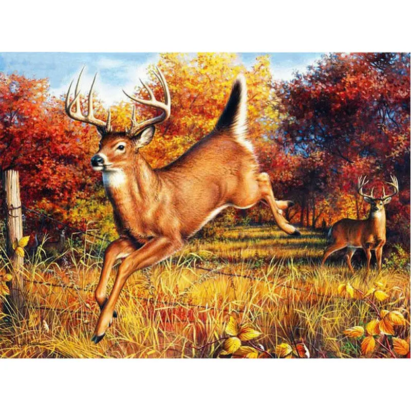 5D Diamond Embroidery deer animal picture Diy Diamond Painting picture