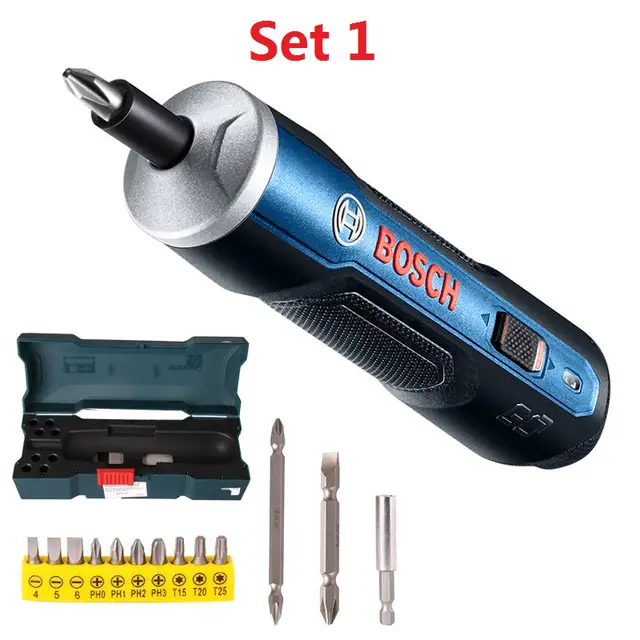Bosch Go Mini Electrical Screwdriver 3 6v Lithium Ion Battery