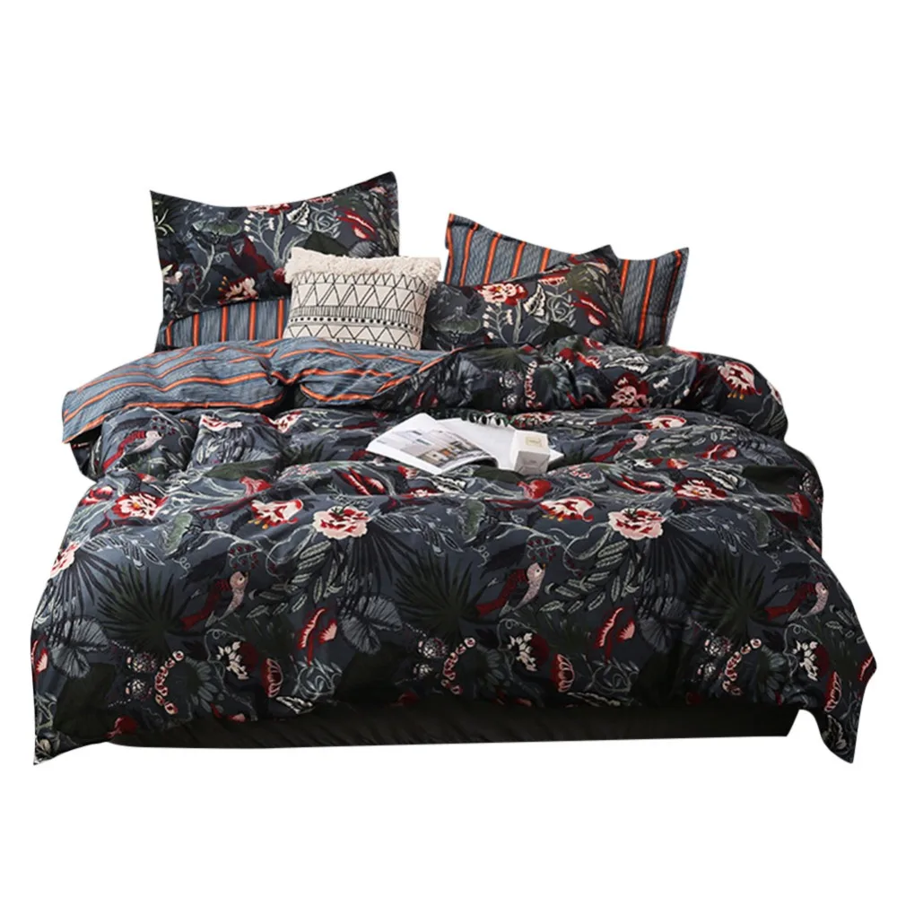 

EHOMEBUY 2019 Modern Soft Bedding Sets Flower Language Dream Three Or Four Sets Home Hotel Bedroom Bedding Sets New Arrival