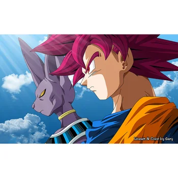 

( Dragon Ball Super Episode 40 Playmat) Limited Edition 35X60CM Custom Playmat Cards Game Animation Playmat