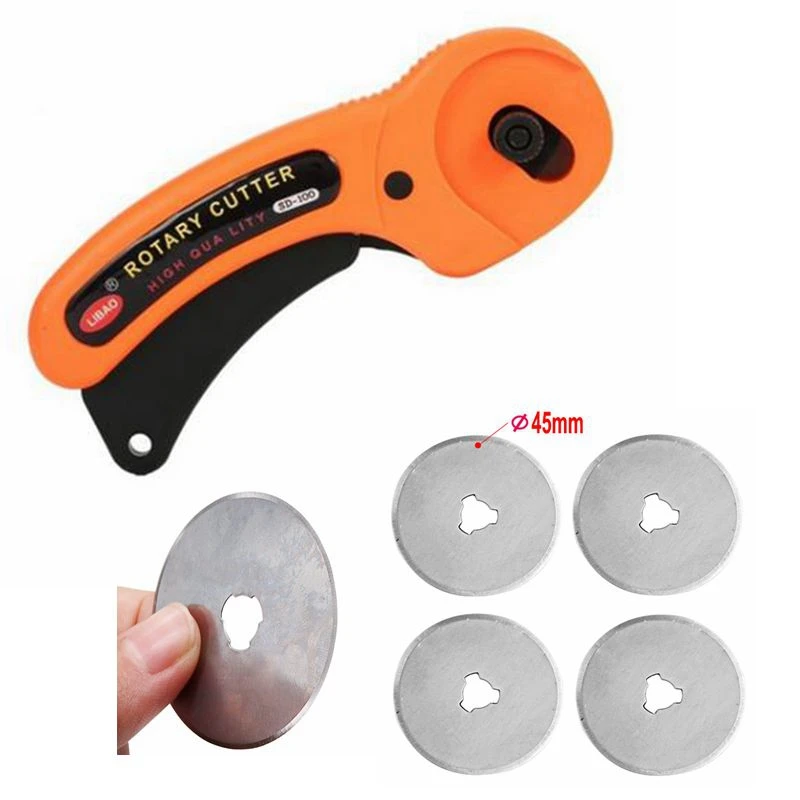 Rotary cutter spare blades 45mm new quilters sewing quilting fabric 10pcs
