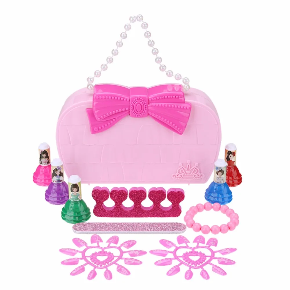 Моделирование розовый Детская косметика комплект игрушечные лошадки обувь для девочек маленькая Косметика принцессы ролевые игры игрушк