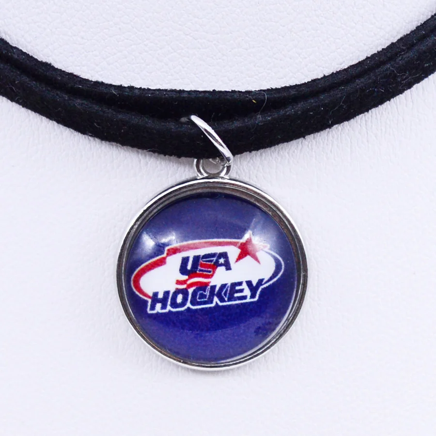 Necklaces Pendants NHL USA HOCKEY Charms Ice Hockey Team Women Necklace