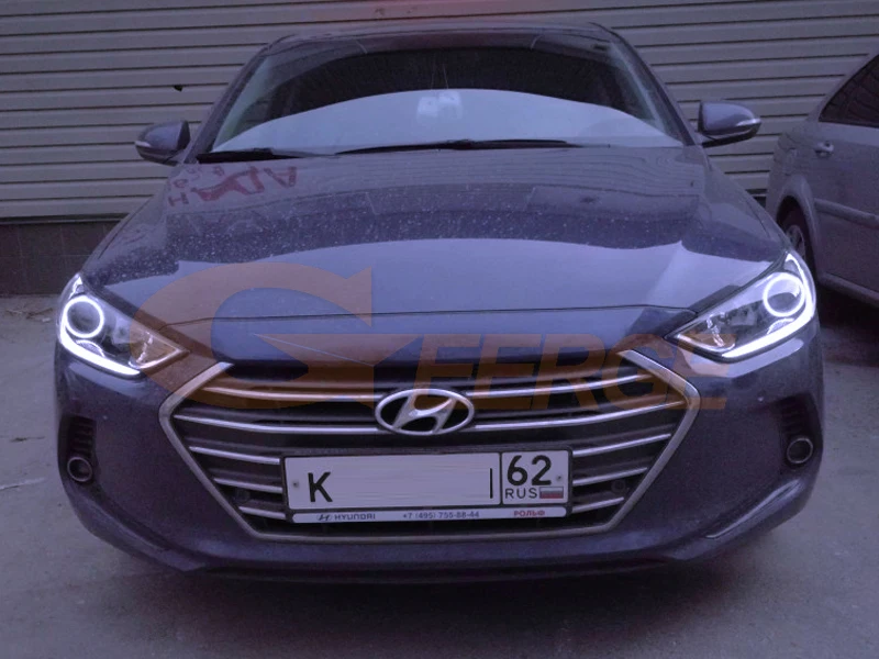 Hyundai Elantra Avante 2016 2017 cob led angel eyes(1)