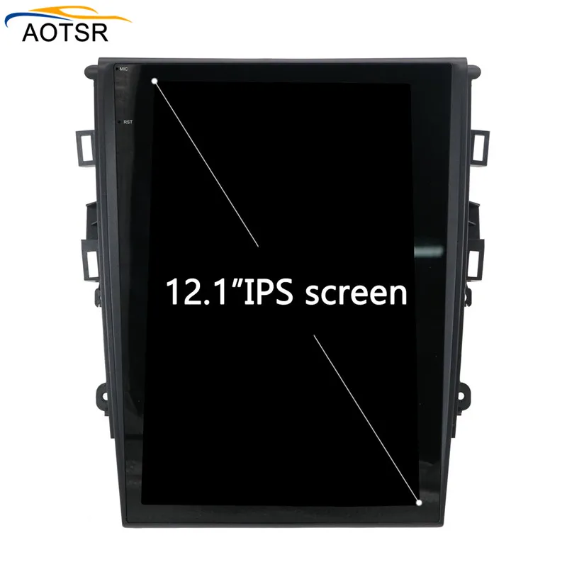 Perfect 12"BIG Screen Tesla style Android 6.0 Car Radio GPS Navigation Stereo Car NO DVD CD Player FOR Ford Mondeo Fusion MK5 2013-2017 4