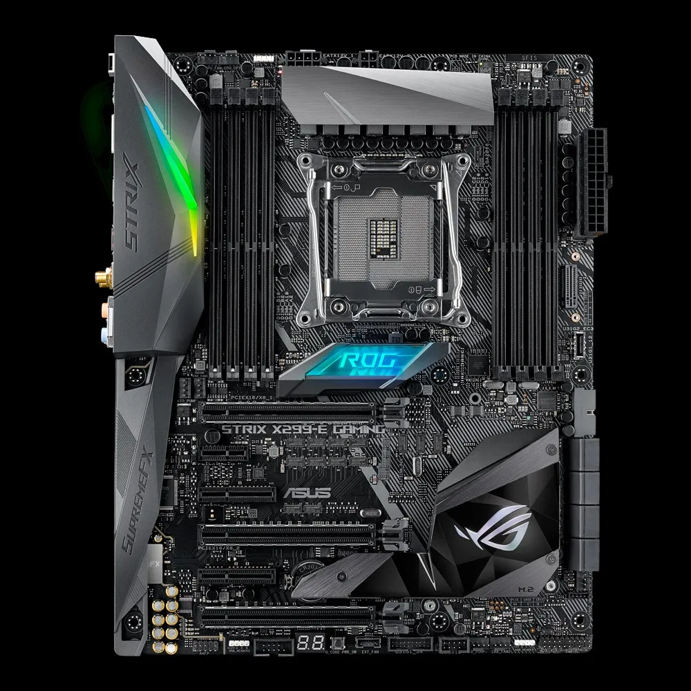 Asus ROG STRIX X299 E GAMING II/X299 игровая материнская плата + I7 7900X/I9 10900X набор|Настольные ПК| |