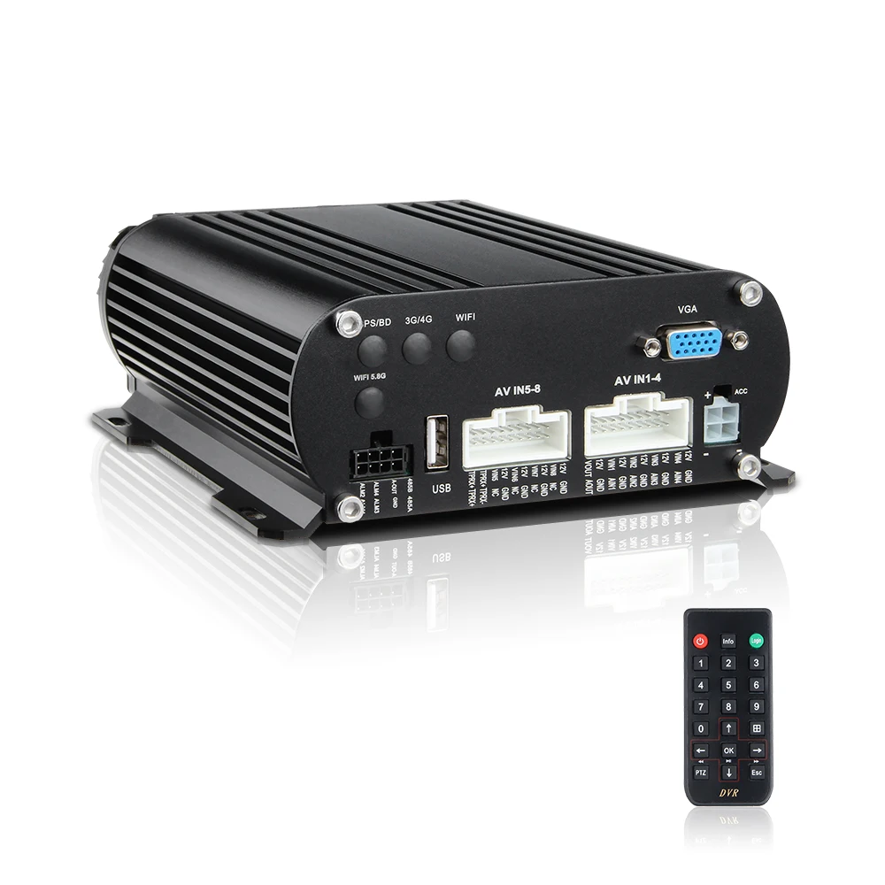 

8CH MDVR Truck Hard Disk DVR Security System Factory Direct Selling 1080 Taxi Car Recorder for Tourist Bus Oil Tank Truck Vans