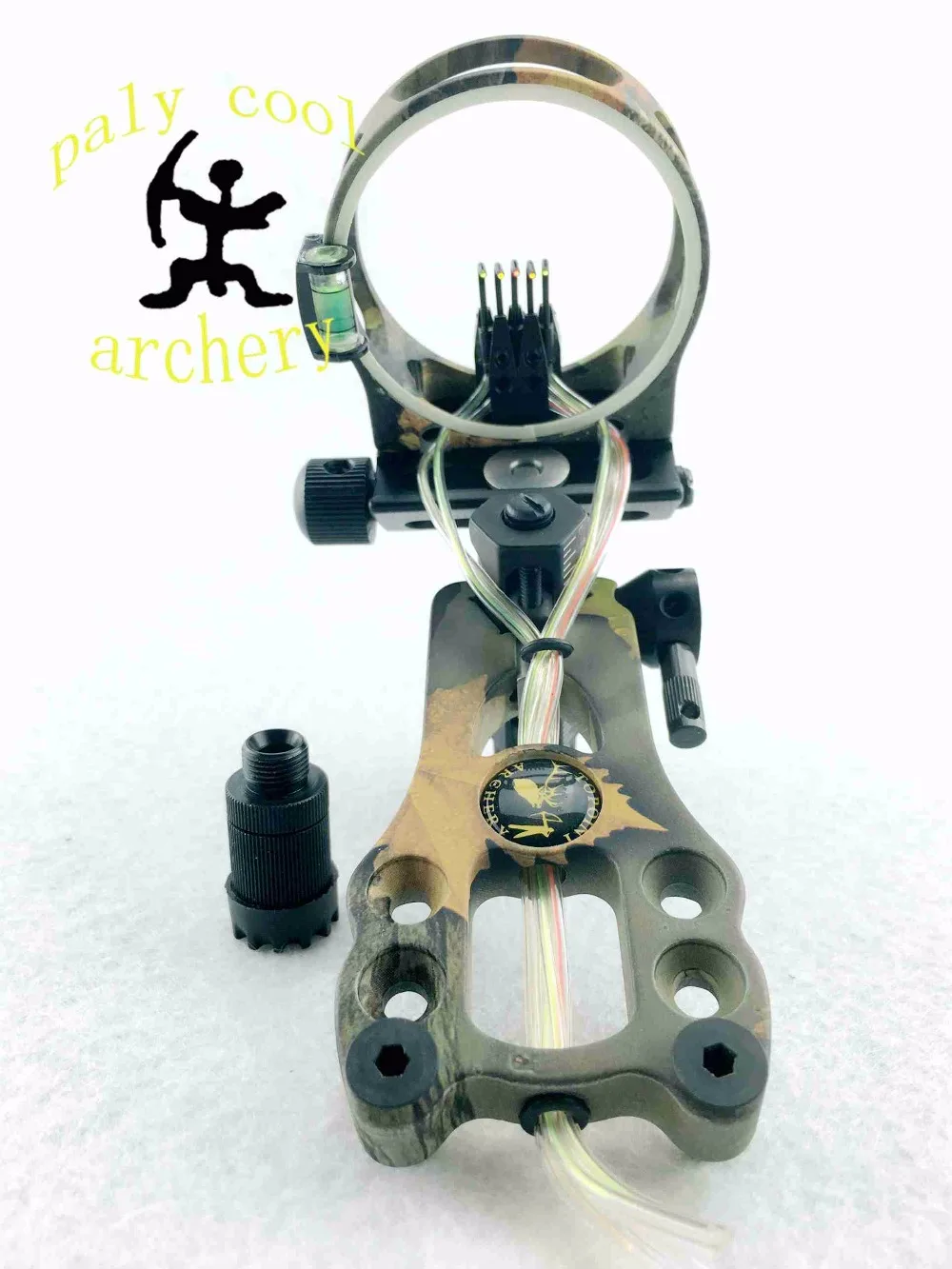 Bow hunting 5 Pin Bow Sight Micro Adjustable Bow Sight for compound bow