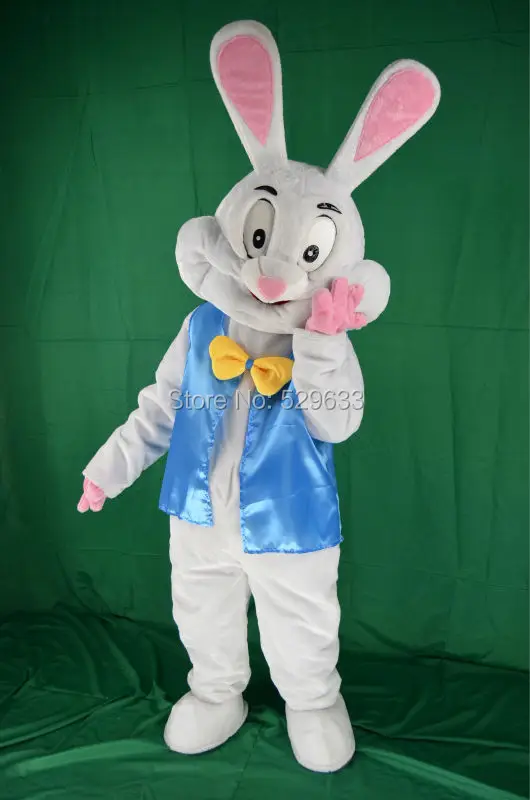 

2017 new Easter bunny mascot costume fancy funny animals dress Adult size Rabbit mascot costume