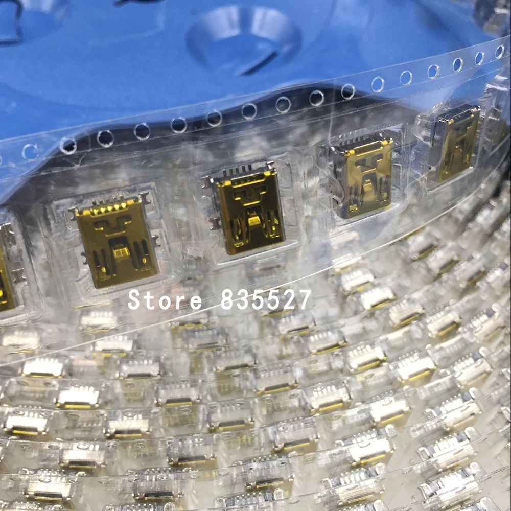 Mini USB patch female (mini-USB) USB socket 5PF  0.1 11000pcs2