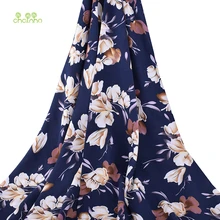 Chainho, принтованная Цветочная Магнолия, ткань для сна и летней одежды/имитация шелка/юбка/платье/рубашка, материал для малышей и детей