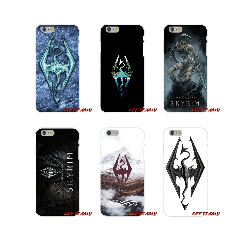 Для Samsung Galaxy S4 S5 MINI S6 S7 edge S8 S9 S10 Plus Note 3 4 5 8 9 Skyrim логотип гибкие аксессуары чехлы для телефонов|Чехлы-накладки| |
