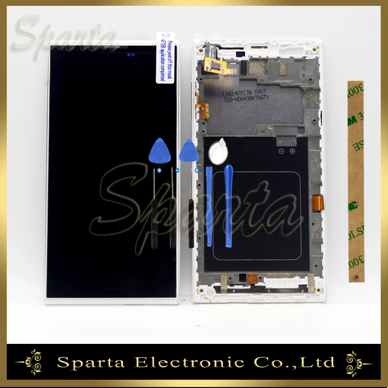 

Touch Panel with Lcd Display For iNew V7 LCD Display Screen Assembly with White Frame