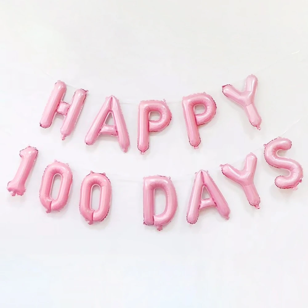 Yoeriwoo 16 дюймов счастливые 100 дней детские фольгированные шары буквы Oh Baby Shower для свадьбы, дня рождения, вечеринки, украшения для детей