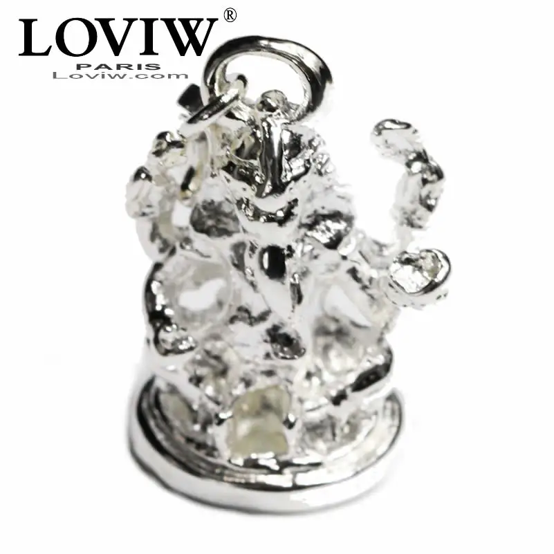 

Ganesha Charms Pendant Jewelry 925 Sterling Silver Hinduism Gift For Women Men Boy Girls Fit Bracelet Necklace Bag thomas sabor