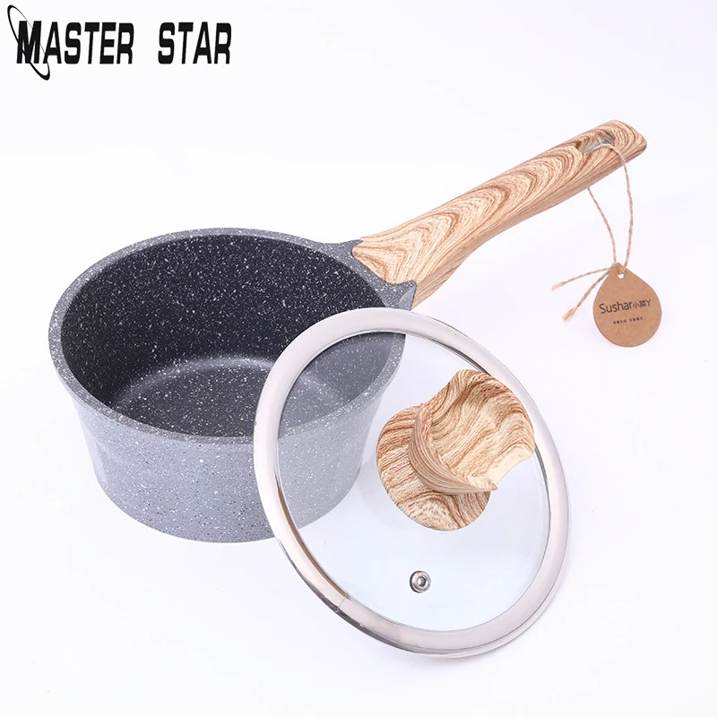 

Master Star Chinese Medical Stone Wok Non-stick Milk Pot Aluminum Alloy Creative Steamer