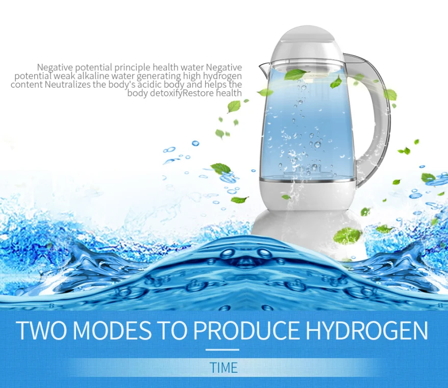 SPE PEM  home use active h2 water generator commercial hydrogen water machine