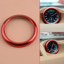 CITALL Red font b Car b font font b Interior b font Dashboard Center Clock Compass
