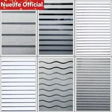 90x100 см полосатая волнистая пленка «замороженное стекло» кухонный магазин спальня раздвижная офисная дверь ванная комната окно непрозрачная пленка