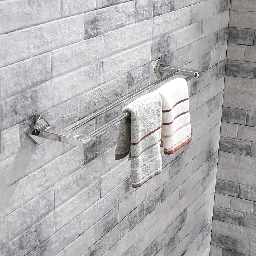 

GX Diffuser Towel Bar Bathroom 304 Stainless Steel Double Towel Rail