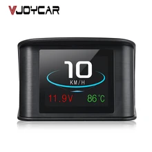 Vjoycar P10 автомобильной бортовой компьютер Автомобильный цифровой OBD вождения компьютер Дисплей Спидометр Хладагент Температура датчик