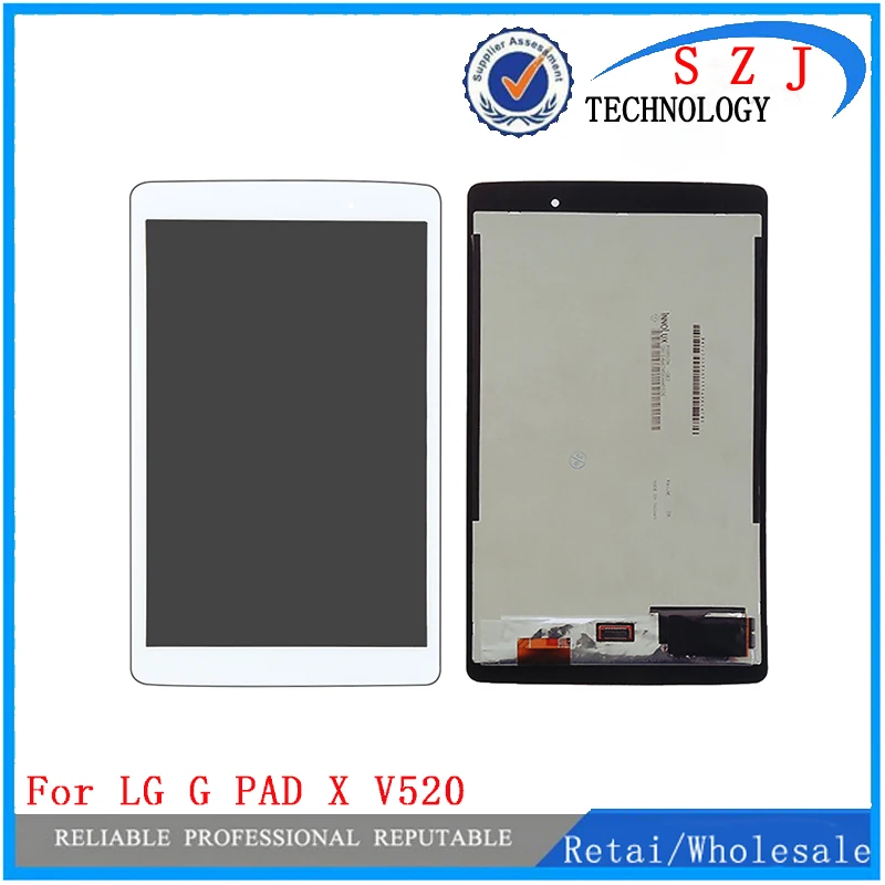 Новый ЖК-дисплей 8 дюймов для LG G Pad 3 iii Gpad3 GPAD X 0 V520 V521 с сенсорным дигитайзером