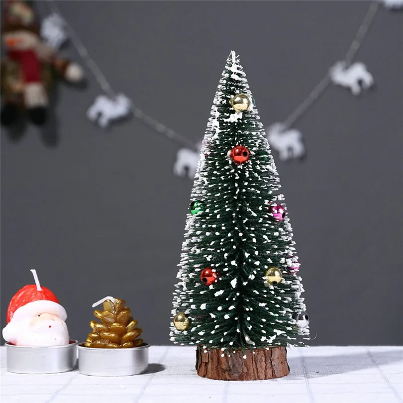 Рождественская елка, мини сосновая елка, рождественские украшения для дома, дерево, рождественский подарок, Новогоднее украшение, стол, сделай сам, Navidad 30DEC04