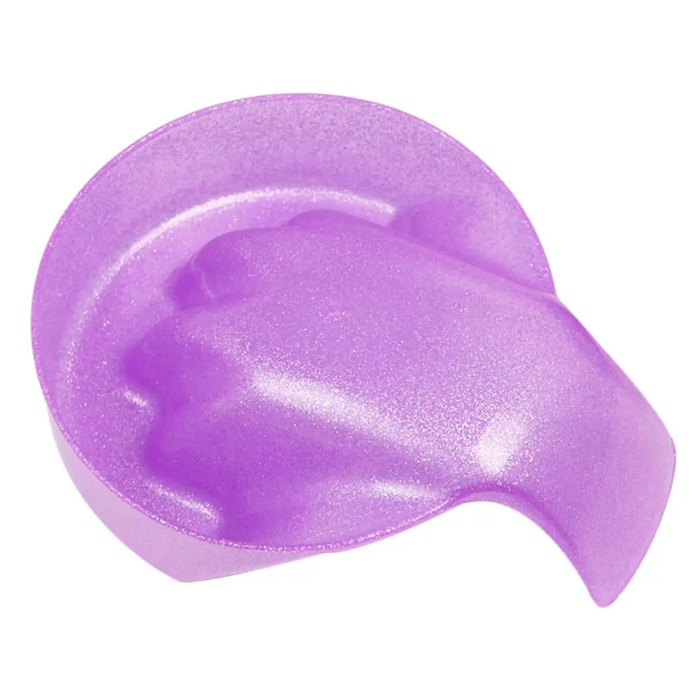 Дизайн ногтей ручная стирка для снятия замачивания чаши с прямоугольной формы ручной спа маникюрные инструменты - Цвет: purple