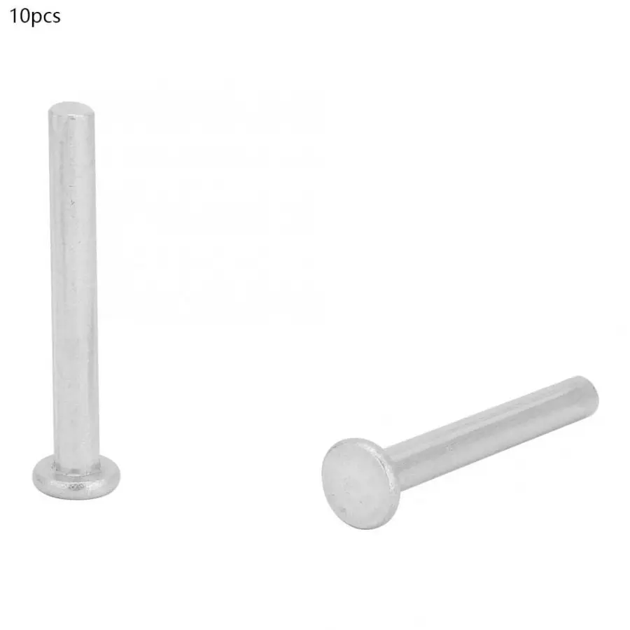 20pcs Tool Accessories M5-35//40//50 Aluminum Flat Head Solid Rivet Set Rivets M5 Aluminum Rivet 35 Flat Head Solid Rivet