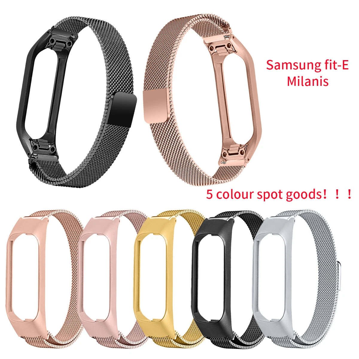 Oulucci модные ширина сетки петля ремешок для samsung fit-e часы ремешок металлический браслет samsung galaxy часы для samsung SM-R375