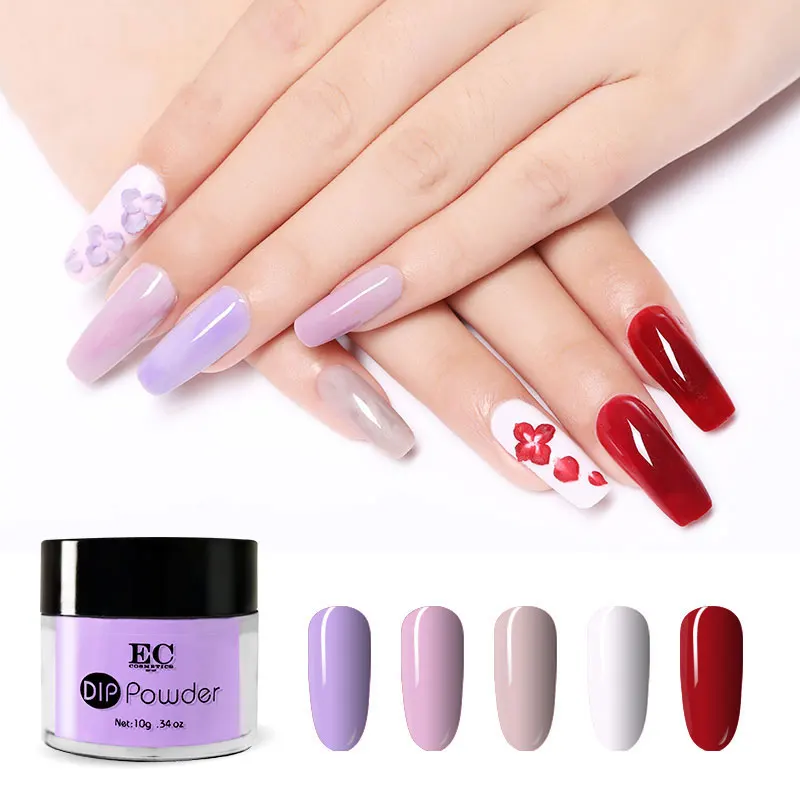 Gelike uñas Dip en polvo sistema 10 g/pcs conjunto de cosméticos en polvo Gel de uñas Kit de Esmalte de colores de inmersión en polvo Gelike uñas Dip en polvo sistema 10 g/pcs conjunto de cosméticos en polvo Gel de uñas Kit de Esmalte de colores de inmersión en polvo
