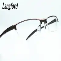 Cool mens optical กรอบแว่นตาสไตล์กรอบแว่นตา designs แฟชั่นสไตล์ streamline แว่นตาฤดูใบไม้ผลิบานพับ