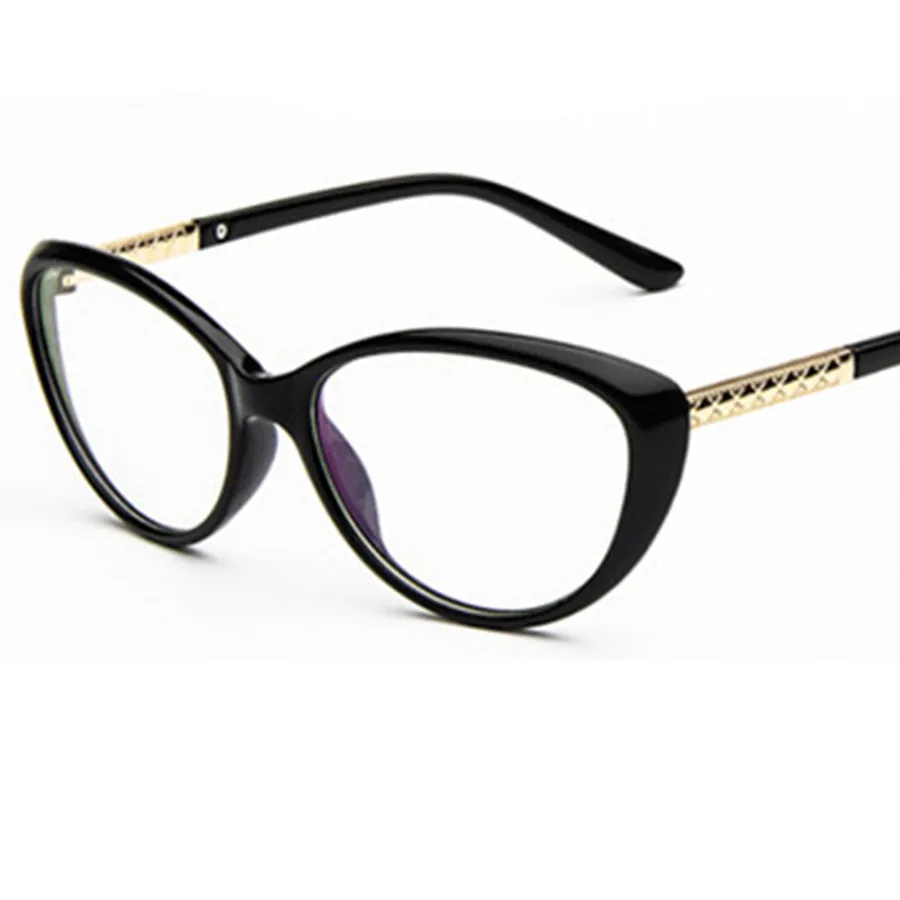 Brand Designer Women Sexy Cat Eye Glasses Frame Optical Myopia Eyewear 