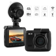 New Car DVR Recorder Dash Cam G-sensor 2.4″ Novatek 96660 Camera Built in GPS WiFi Camcorder 4K 2880x2160P Night Vision H40