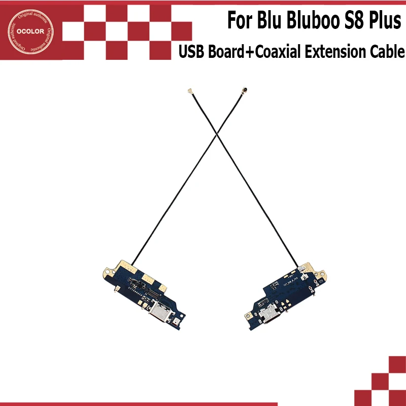 Ocolor для Blu Bluboo S8 Plus коаксиальный удлинитель с usb разъемом плата зарядки Аксессуары
