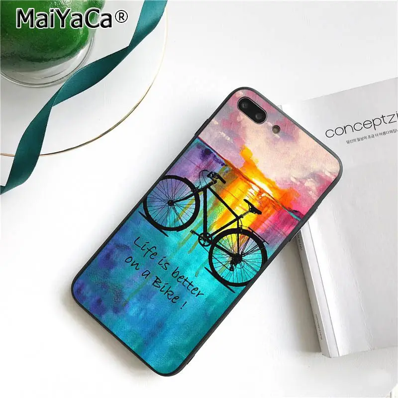 Чехол для телефона MaiYaCa BIKE CYCLING art Для iphone 11 Pro 11Pro MAX 8 7 6 6S Plus 5 5S SE XR X XS MAX 10 - Цвет: A14