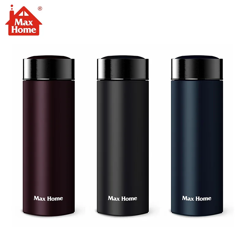 

MAX HOME 310ml thermos water bottle vacuum flask cup with filter stainless steel 304 office hood cup with one cleaning brush