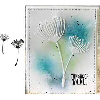 

Dandelion Fluff Metal Cutting Dies Stencils for DIY Scrapbooking Album Stamp Paper Card Embossing New 2019 Die Cut